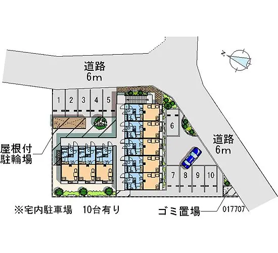 前橋市天川町 月極駐車場